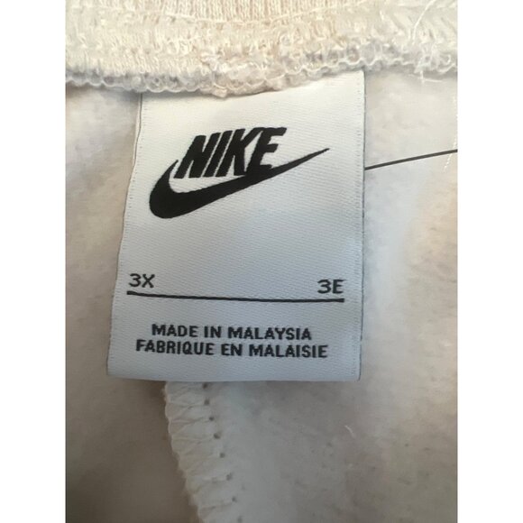 Nike Sportswear Phoenix Fleece Women's High-Waisted Cropped Sweatpants 3X- Beig - Picture 4 of 16